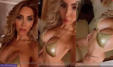 Top Hot and Sexy Onlyfans Leaked of Farrah Abraham Topless Golden Bikini Vi...