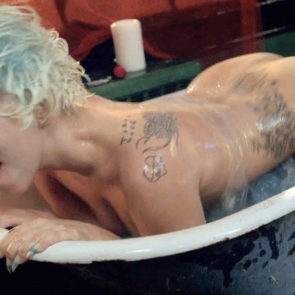 Lady Gaga naked ass in the bath tub