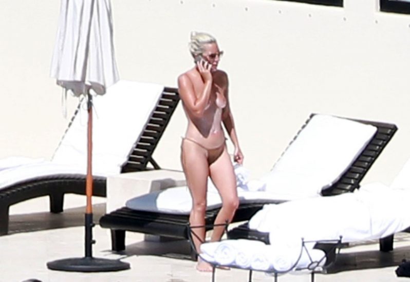 Lady Gaga topless nude leaked paprazzi sextape ScandalPlanet 11