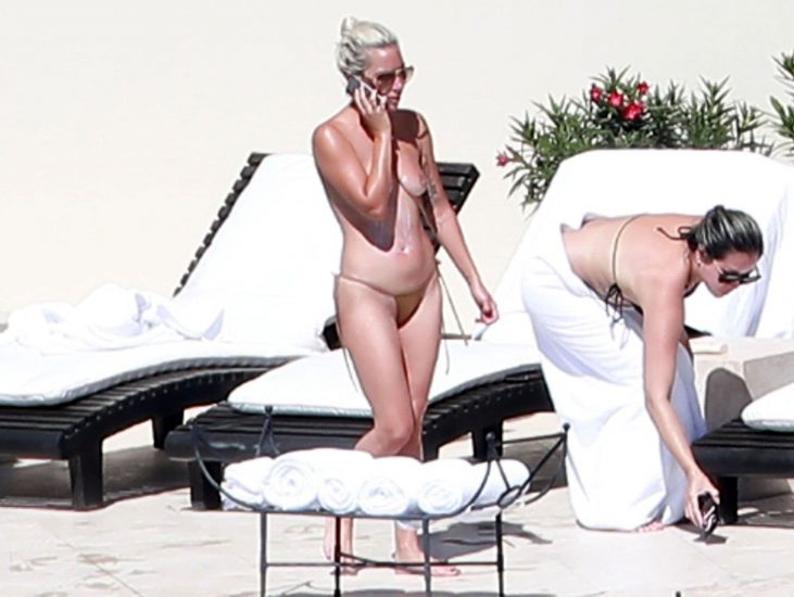 Lady Gaga topless nude leaked paprazzi sextape ScandalPlanet 3