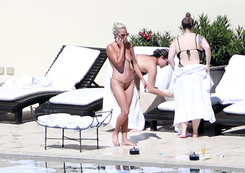 Lady Gaga topless nude leaked paprazzi sextape ScandalPlanet 5