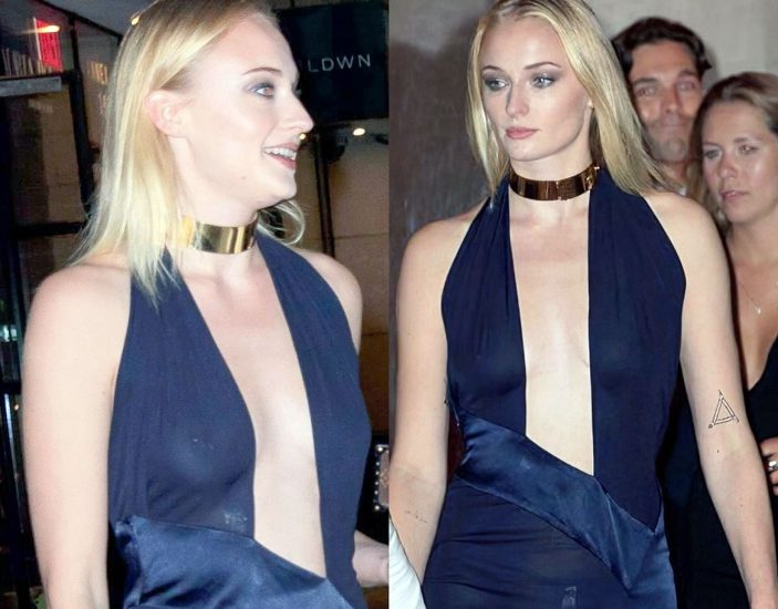 Sophie Turner nude naked sexy topless cleavage hot Scandal Planet12