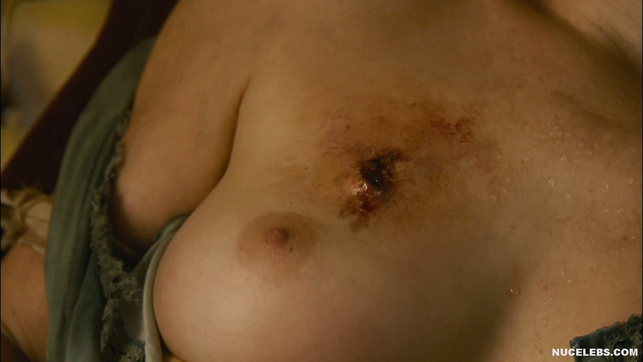 Amy Manson naked tits