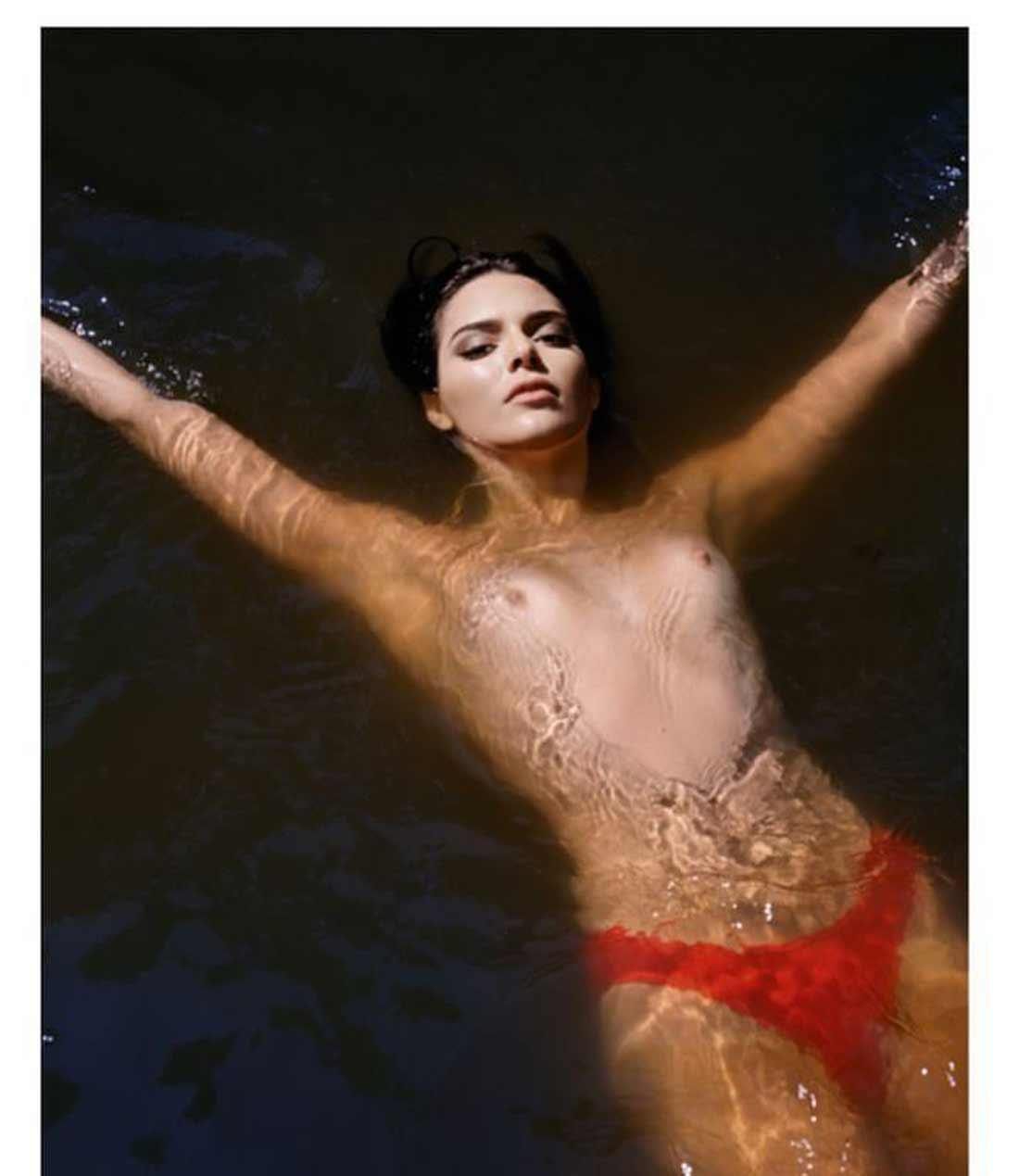 Kendall jenner nude bikini pool photoshoot set leaked