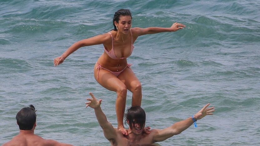 Slip areola bikini leaked dobrev nina paparazzi photos and Leaked Nina