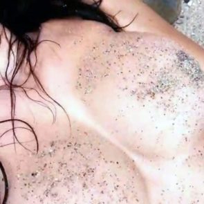 Ana Cheri nude tits with sparkles