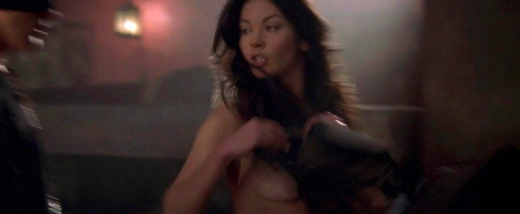 Catherine Zeta-Jones topless scene