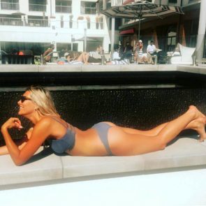 Charissa Thompson bikini on the yacht