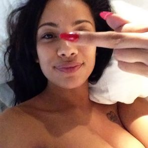 Erica Mena nude leaked pic from bed