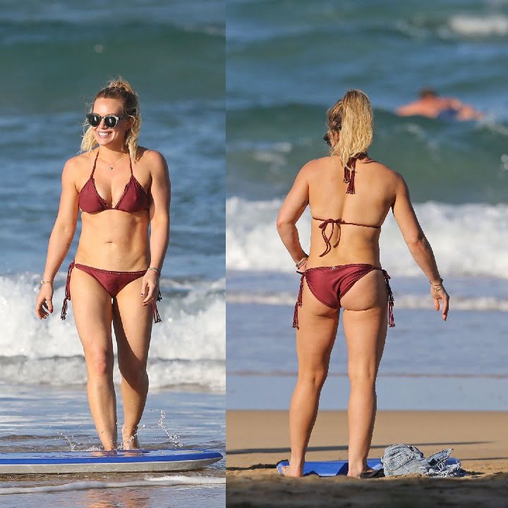 Hilary duff candid bikini beach set leaked
