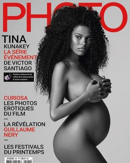 Tina Kunakey nude for magazine