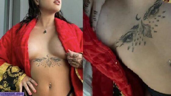 BabeDare Taylor Nude Mesh Lingerie Strip Set Leaked