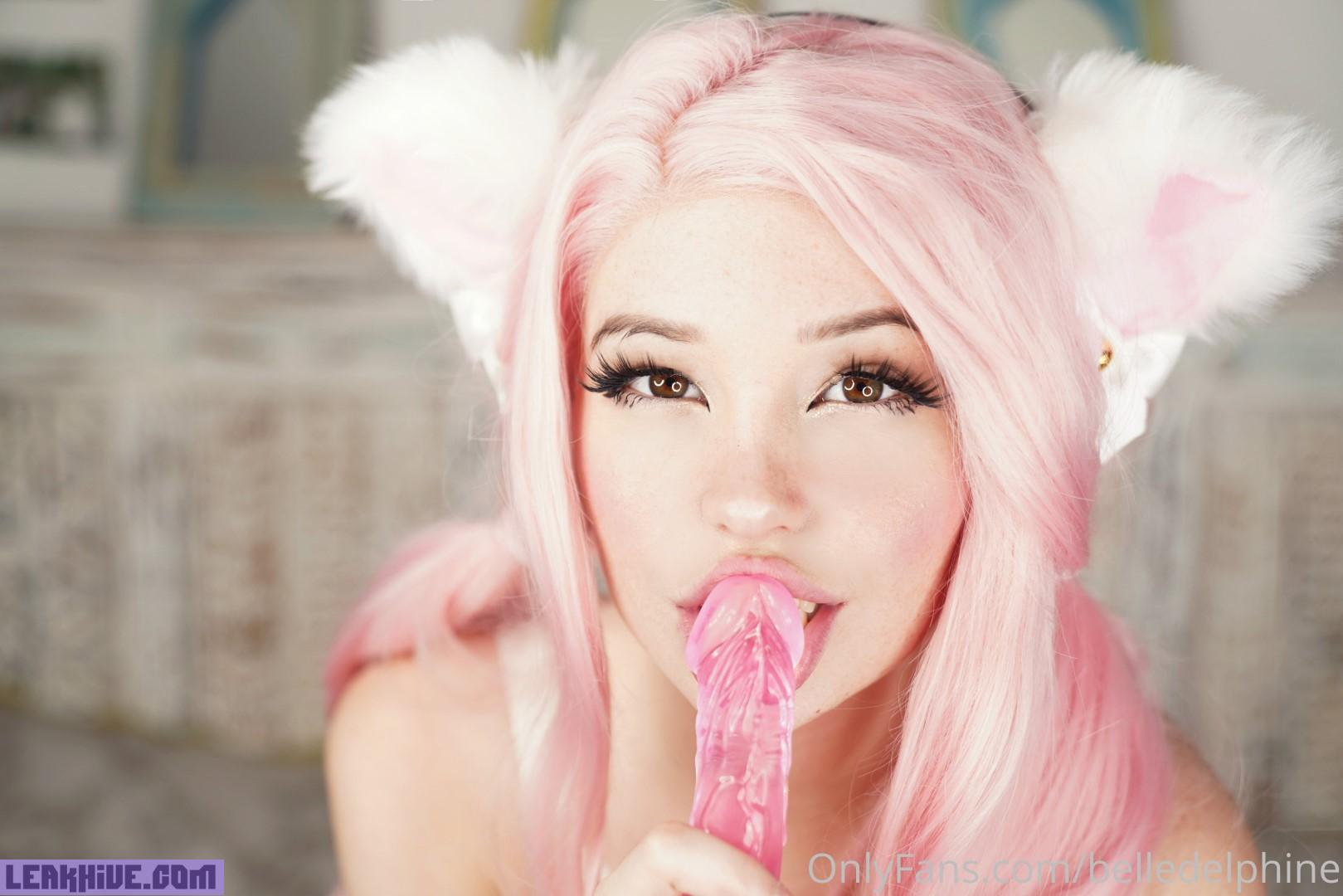 Belle Delphine onlyfans Pink Dildo Photos Leaked