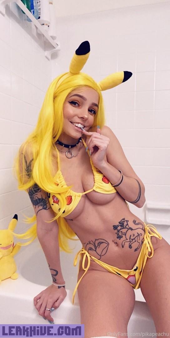 Peachtot onlyfans Nude Pikachu Cosplay