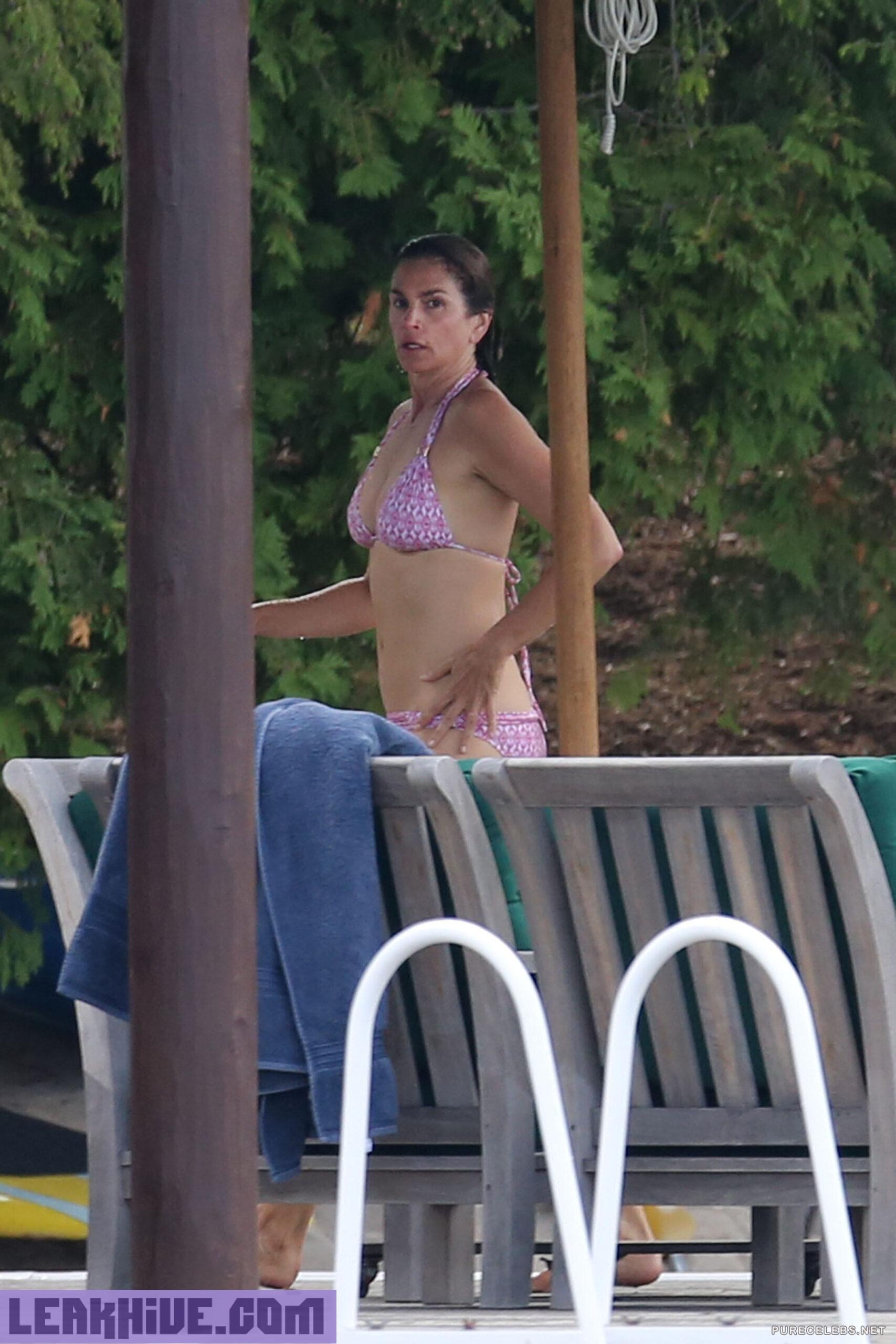 Purple leaked wearing cindy caught bikini crawford Celebrities Over