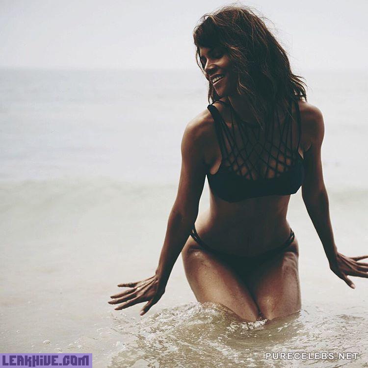 Leaked halle berry topless on a beach