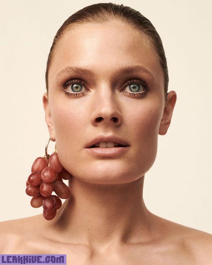 Constance Jablonski modelo con lindos ojos desnuda 10