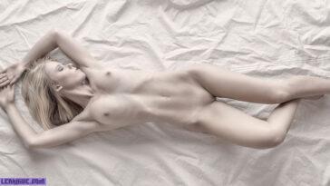 Mellanie Kristensen beautiful blonde model completely naked