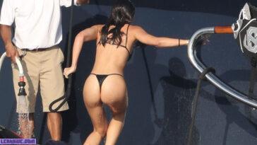 Sofia Richie showing off her body in a bikini in Mexico