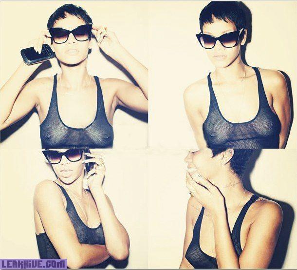Rihanna topless sexy para Unapologetic 15